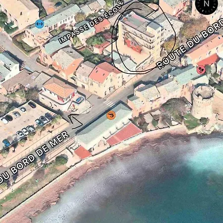 Casa Sanna, T2 Waterfront Miomo, Cap Corse Santa-Maria-di-Lota